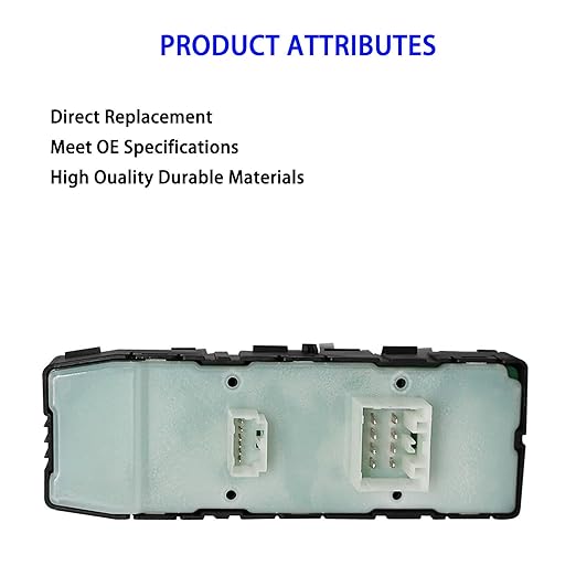 Left Front Driver Side Power Window Switch Compatible - Image 5