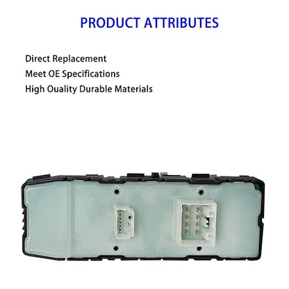 Left Front Driver Side Power Window Switch Compatible - Image 5