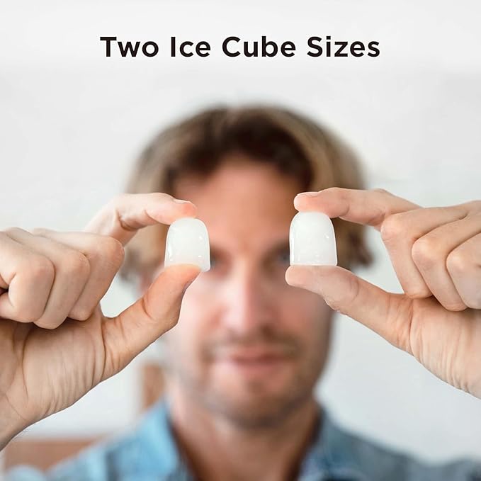 Silonn Ice Maker Countertop, 9 Cubes Ready in 6 Mins, 26lbs in 24Hrs, - Image 4