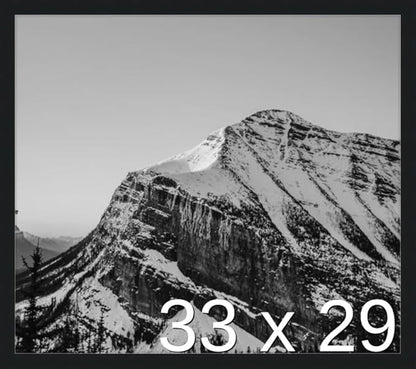 Frame It Easy 33 x 29 Black Wood Frame by FrameItEasy