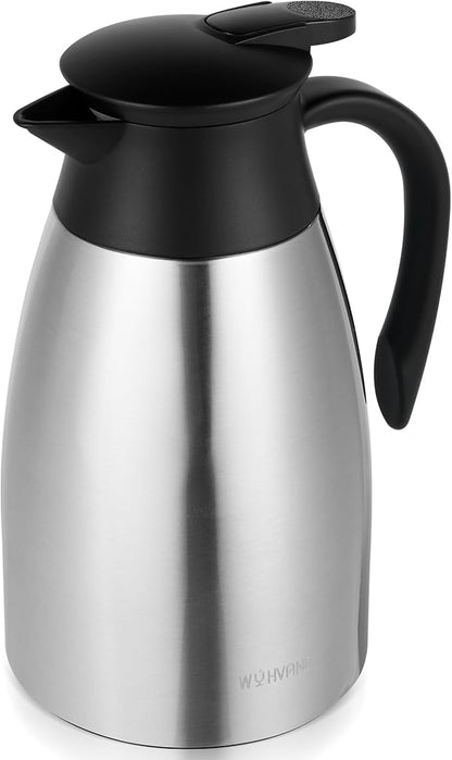 51 Oz Thermal Coffee Carafe, Stainless Steel Insulated Vacuum coffee crafts to by WYHVAND