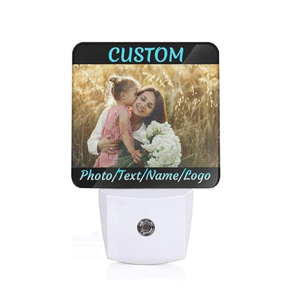 COWDIY Custom Plug in Night Lights, Personalized Your Own Photo on LED Lamps by COWDIY