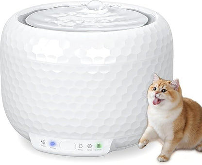 Cordless Cat Water Fountain by Petsuper