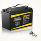 12V 100Ah LiFePO4 Battery with 100A BMS, 15000+ Deep Cycles, Solar Energy by Saveupto50onFeuruetc