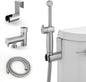 Brushed Nickel Handheld Bidet Sprayer Attachment by Greenspring