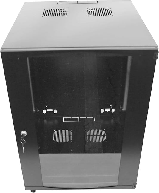 15U Server Cabinet Wall Mount Rack Enclosure by GlobalRack