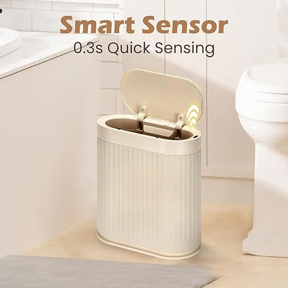Bathroom Trash Can with Lid Automatic 2 Gallon Sensor Trash Bin, 7.5 Liter - Image 4