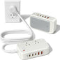 KWRNVO Power Strip with USB Ports 175W GaN 7-in-1 USB C Charging Station Type C by Unknown