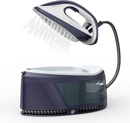 IRONDAY Steam Iron for Clothes, 1500W Professional Steam Station, 67.62oz Water by IRONDAY