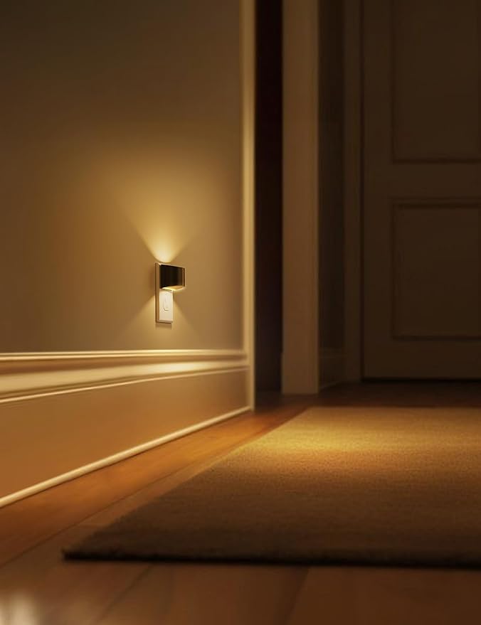 L LOHAS LED Night Lights Plug into Wall 2 Pack, Dusk to Dawn Sensor Nightlight - Image 6
