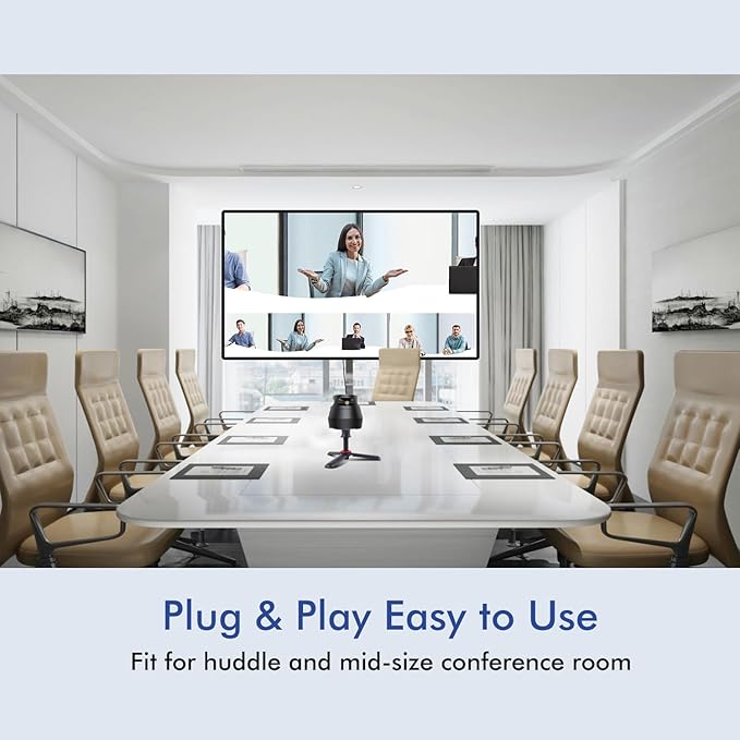 Meeteasy 360 Conference Camera, Immersive Video Conference Experience, Both - Image 3