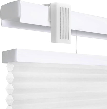 REGAL estate Magnetic Top Down Bottom Up Door Shades, White, 25 x 72 in | Strong-hold MagMount, Thermal insulation, Adjustable privacy for steel doors, Light filtering, Cordless cellular shade