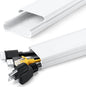 ZhiYo 34in TV Cord Hider for Wall Mounted TV, Large Cord Cover Wall, PVC Cable by ZhiYo