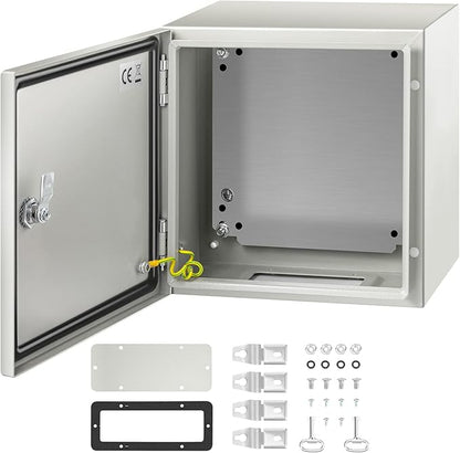 VEVOR NEMA Steel Enclosure 12×12×8, NEMA 4X Steel Electrical Box, IP66 by VEVOR