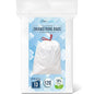 SIMPLI-MAGIC 13 Gallon Drawstring Trash Bags, 120 Pack – Tall Kitchen Garbage by Simpli-Magic