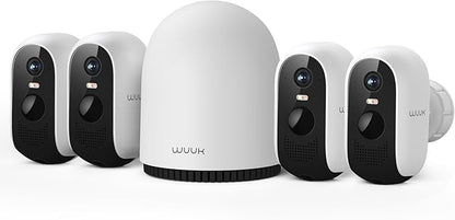 WUUK Security Cameras Wireless Outdoor, Indoor Camera, Home Surveillance System by WUUK