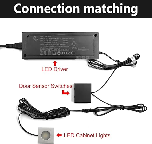 VST LED Door IR Sensor Switch-Light Turns On/Off When Door Opens/Closes - Image 4