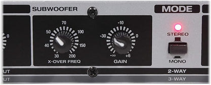 Rockville RX230 2-Way Stereo/3-Way Mono Crossover, XLR Input/Output, Adjustable - Image 6