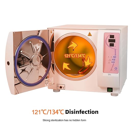 16L/18L/23L Benchtop Type Autoclave Class N Series Portable Lab Autoclave Steam - Image 3