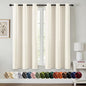 MIULEE Birch Blackout Curtains for Bedroom Living Room 63 Inches Long 2 Panels by MIULEE