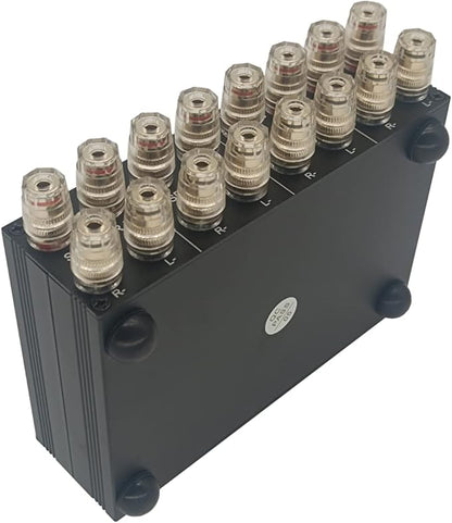 SOLUPEAK P3 2-Way AMP Amplifier to 2 Pair of Speakers Selector Switch Switcher - Image 8