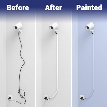 Cord Hider Wall, Wire Covers for Cords on Wall, Flexible Cable Concealer for - Image 7