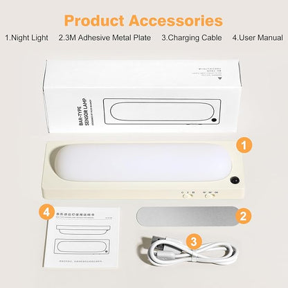 ICARER FAMILY Under Cabinet Lighting, USB-C Rechargeable 2700K Dimmer LED - Image 8