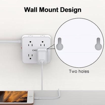 10Ft Surge Protector Power Strip - Image 5