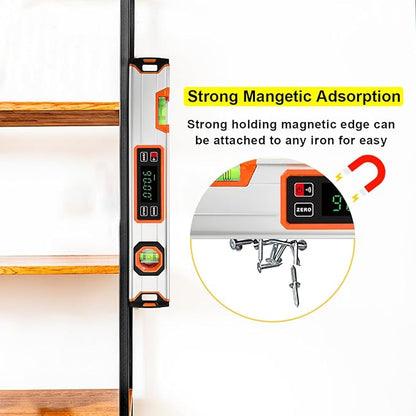 eOUTIL 15.7-Inch Digital Torpedo Level & Angle Finder – IP54 Waterproof - Image 2