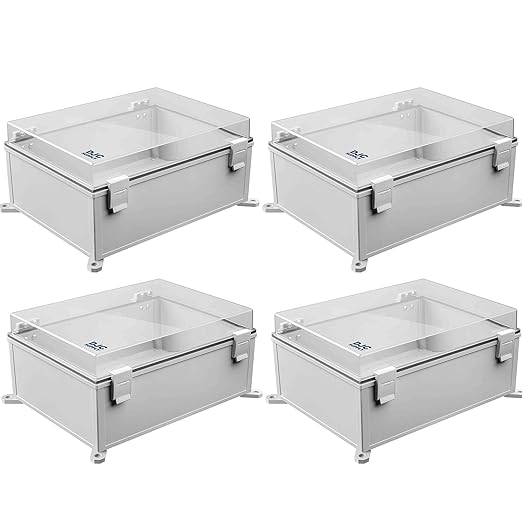 Co. ABS Waterproof IP67 Hinged Electronics Box by DJCSupplyCompany
