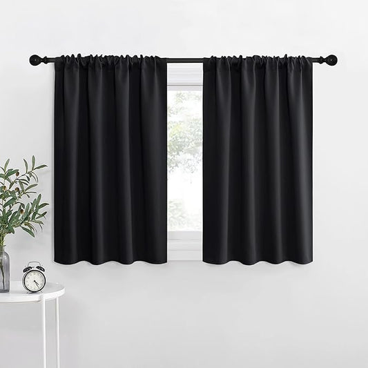 NICETOWN Short Curtains 36 inches Long, Kitchen Window Curtains Over Sink by NICETOWN