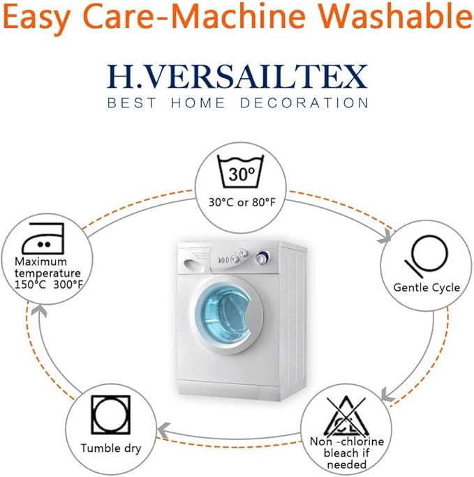H.VERSAILTEX Premium Blackout Room Darkening Innovated Microfiber Home Fashion - Image 9