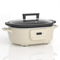 MAGNIFIQUE 6 Quart Programmable Slow Cooker Removable Healthy Nonstick Pot by INDY+VAC