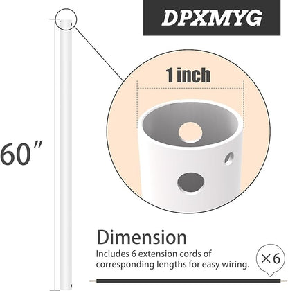 DPXMYG 60 inch Ceiling Fan Downrod - Image 2