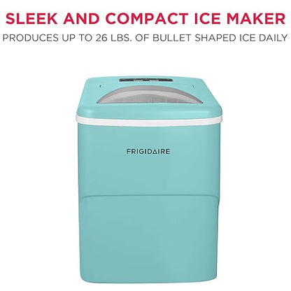 Frigidaire EFIC108-Blue Compact Ice Maker, Counter-top Portable, 26 lb per Day - Image 2