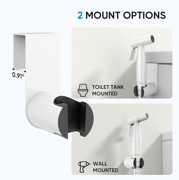 Arofa Bright White Bidet Sprayer - Image 5