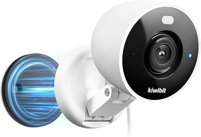 2K Security Camera Indoor/Outdoor, Pet Camera, Baby Monitor, Magnetic Mount by Kiwibit