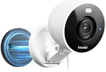 2K Security Camera Indoor/Outdoor, Pet Camera, Baby Monitor, Magnetic Mount by Kiwibit