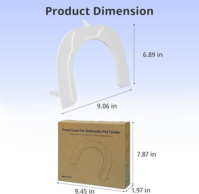 Front Cover for Automatic Microchip Cat Pet Feeder - Image 6