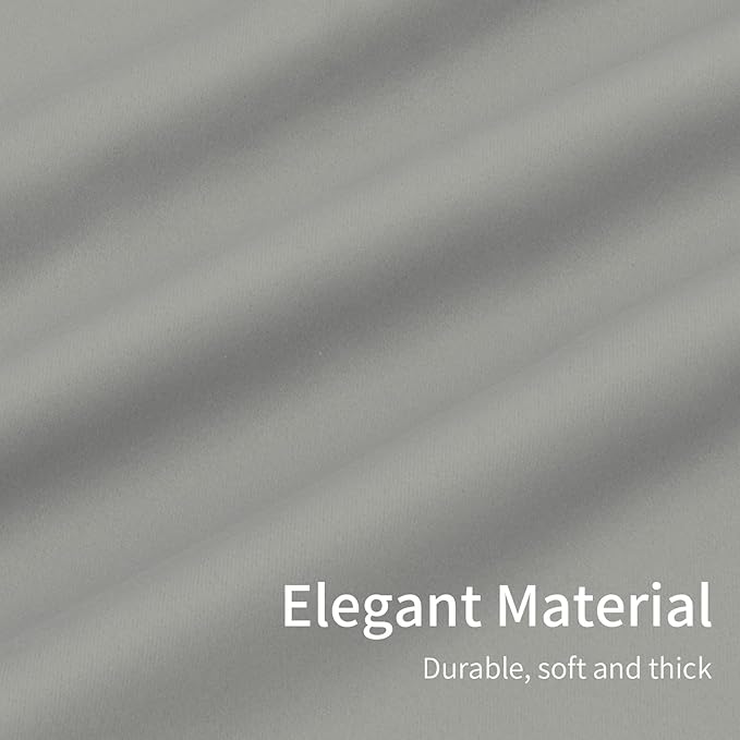 Easy-Going Blackout Curtains for Bedroom, Solid Thermal Insulated Grommet and - Image 6