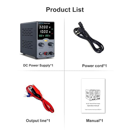 Wanptek DC Power Supply Variable 30V 10A, Bench Power Supplies - Image 6
