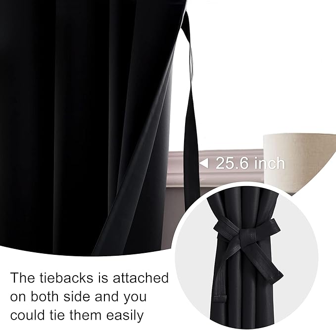 JIUZHEN Blackout Curtains for Bedroom - Image 4