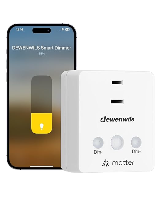 DEWENWILS Matter Plug in Dimmer Switch by DEWENWILS