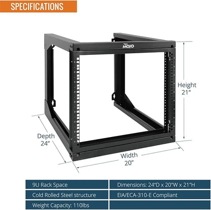 Tecmojo 9U Rack Wall Mount - Image 2
