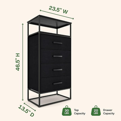 tinge Zana Premium Fabric Dresser - Image 3