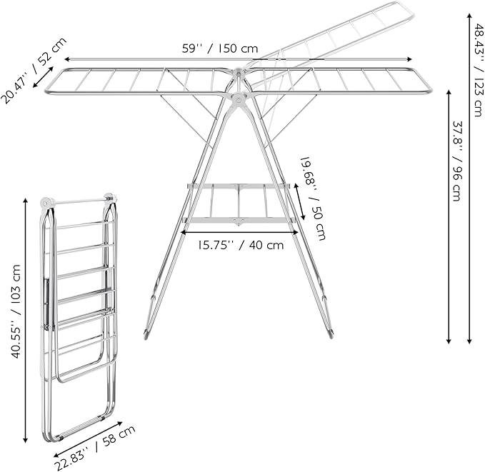 APEXCHASER Clothes Drying Rack Folding - Image 2
