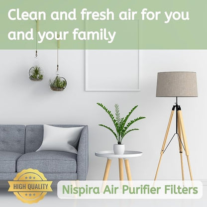Nispira True HEPA Filter with 4 Pre-Carbon Filters Compatible with Whirlpool - Image 7