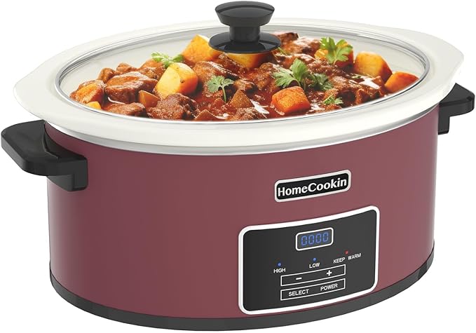 HOMECOOKIN 7-Quart Programmable Slow Cooker by HOMECOOKIN
