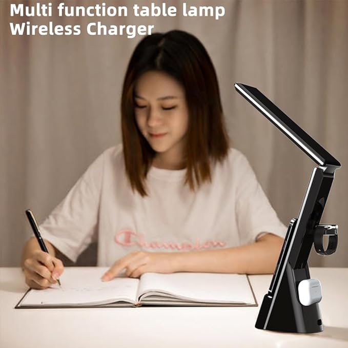 IHAO 6in1 Multifunctional Foldable LED Desk Lamp - Image 3