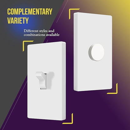 ENERLITES Screwless Toggle Switch Wall Plate, Child Safe Light Switch Cover - Image 5